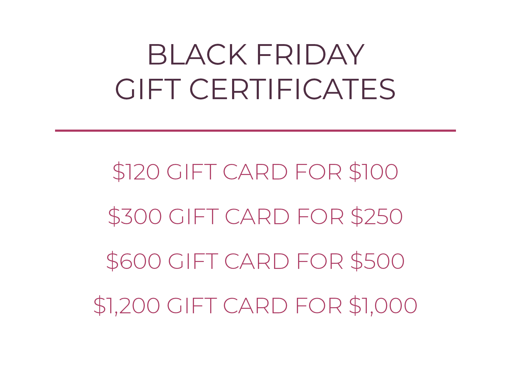 Mona Dermatology Black Friday Gift Cards